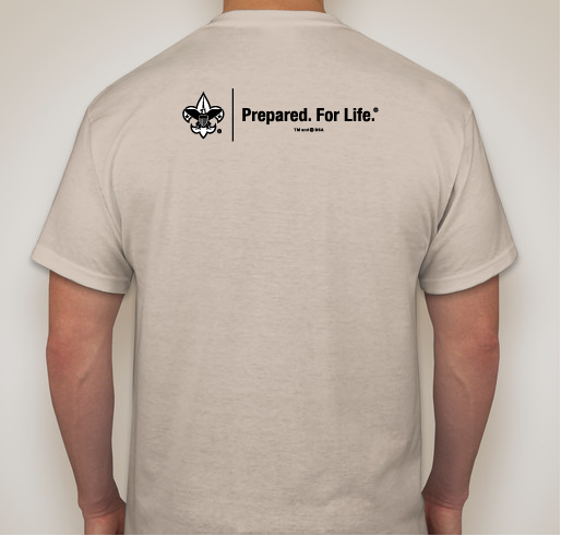 Pack 24 east lyme tshirt Fundraiser - unisex shirt design - back