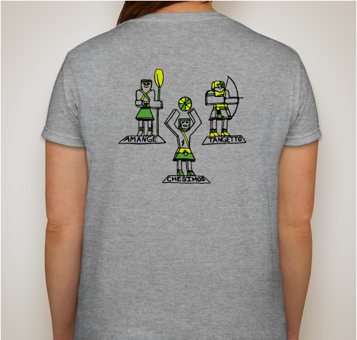 Camp St. Charles Fundraiser - unisex shirt design - back