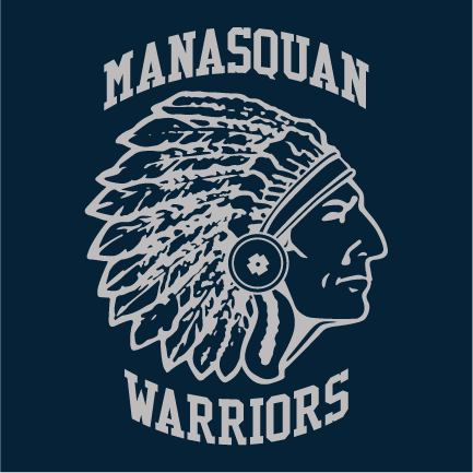 Manasquan Warriors Christmas Ornament shirt design - zoomed