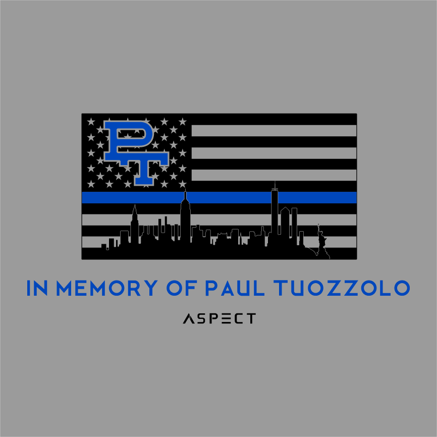 Paul Tuozzolo Shirt Fundraiser shirt design - zoomed