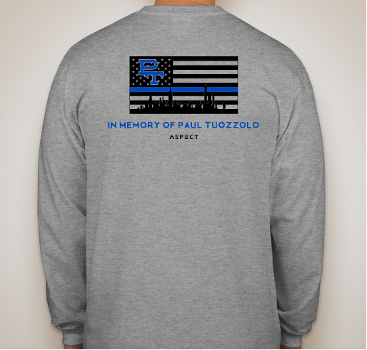 Paul Tuozzolo Shirt Fundraiser Fundraiser - unisex shirt design - back