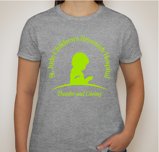 St. Jude Thanks and Giving Campaign 2016 Fundraiser - unisex shirt design - front