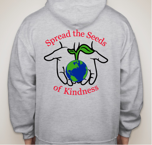 ReesSpecht Life's Cultivate Kindness campaign to spread the seeds of kindness. Fundraiser - unisex shirt design - back