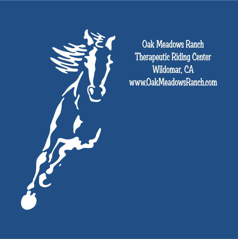 Blue Pearl Project at Oak Meadows Ranch Horse Rescue Fundraiser shirt design - zoomed