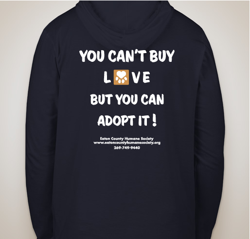 Eaton County Humane Society Fundraiser - unisex shirt design - back