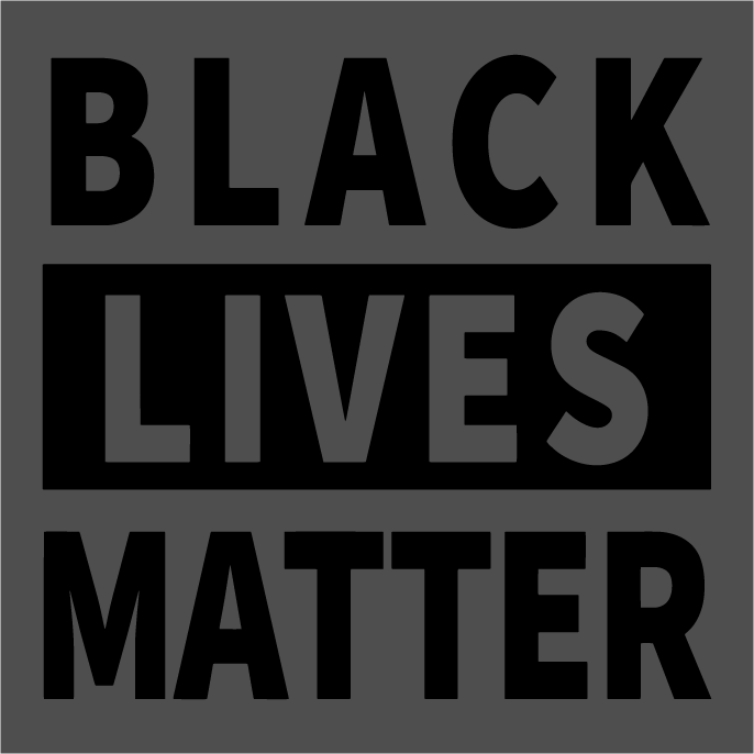 Black Lives Matter raglan tee shirt design - zoomed