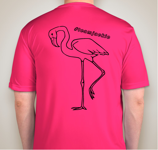 #teamjackie Fundraiser - unisex shirt design - back