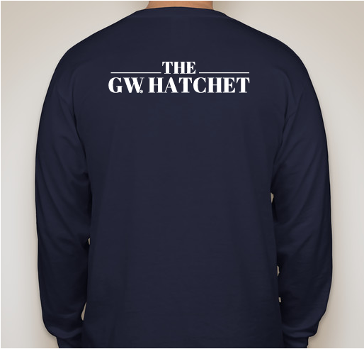 The GW Hatchet's Apparel Fundraiser Fundraiser - unisex shirt design - back