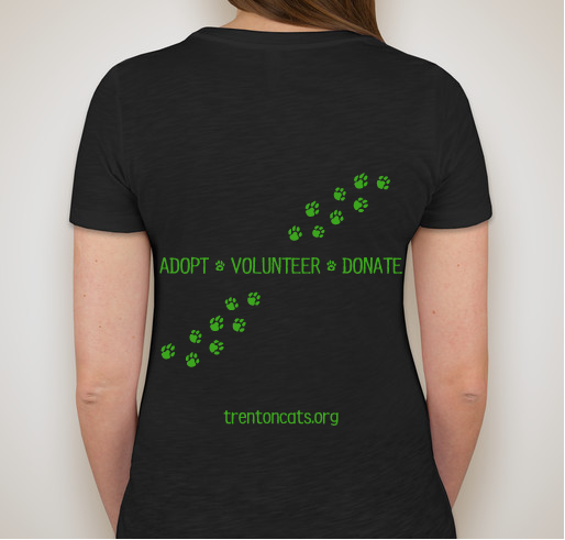 Trenton Cats Rescue 2016 Winter Wear Fundraiser - unisex shirt design - back