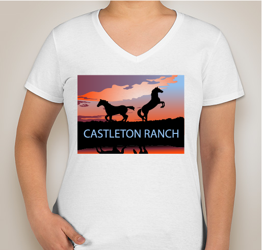 Auction horse rescue mission for 2017 Fundraiser - unisex shirt design - front