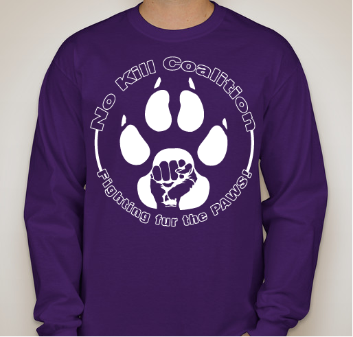 FIGHTING FUR THE PAWS! Fundraiser - unisex shirt design - front