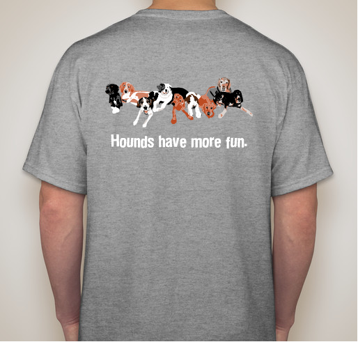 Support Droopy and the underdogs! Fundraiser - unisex shirt design - back