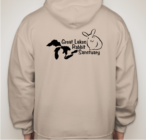 Great Lakes Rabbit Sanctuary Fundraiser - unisex shirt design - back