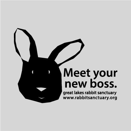 Great Lakes Rabbit Sanctuary shirt design - zoomed