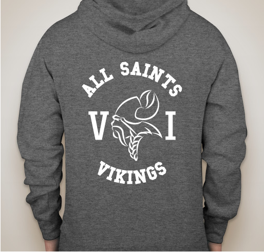 All Saints Vikings 2016 Fundraiser - unisex shirt design - back