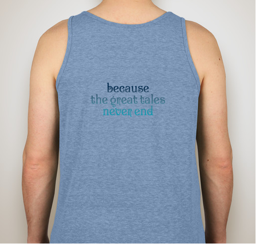Oloris Publishing Fundraiser - unisex shirt design - back