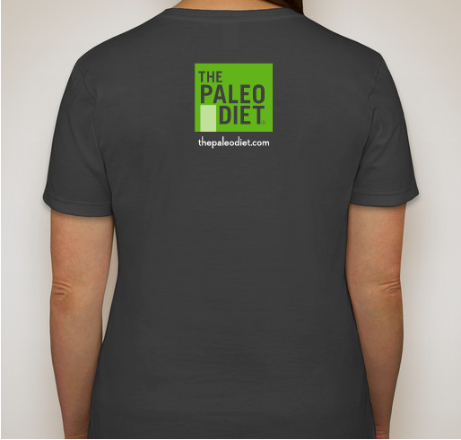 The Paleo Diet: T-Shirt Booster Campaign Fundraiser - unisex shirt design - back