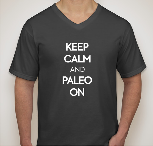 The Paleo Diet: T-Shirt Booster Campaign Fundraiser - unisex shirt design - front