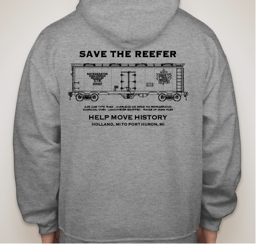 The GTW 206447 Reefer Project Fundraiser - unisex shirt design - back