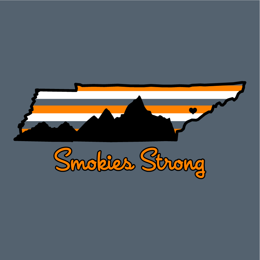Smokies Strong shirt design - zoomed
