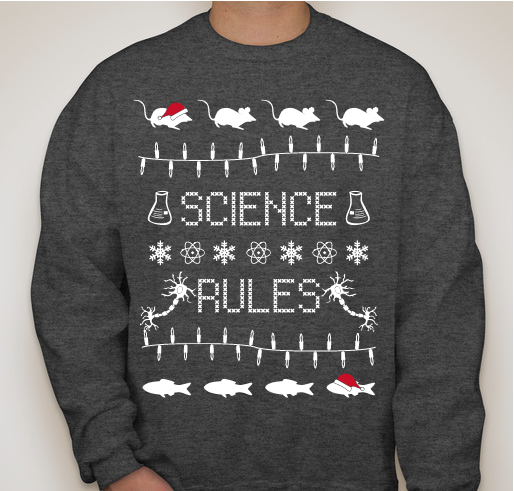 Science Ugly Sweaters to Support St. Jude's! Fundraiser - unisex shirt design - front