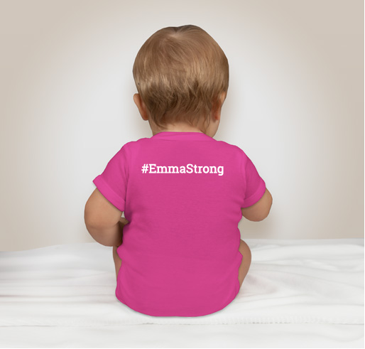 #EmmaStrong Shirts Fundraiser - unisex shirt design - back