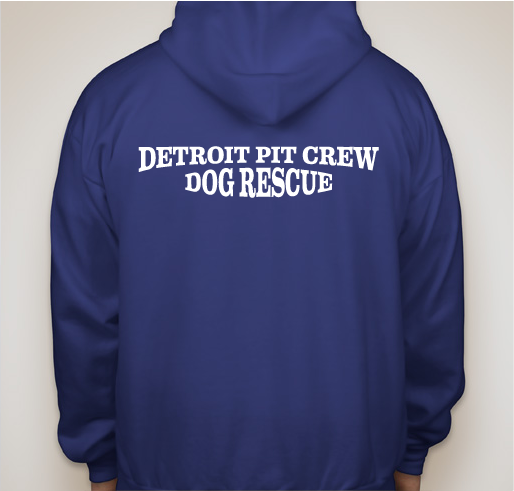 PLEASE HELP US SAVE EVEN MORE OF THE DESTITUE DOGS OF DETROIT Fundraiser - unisex shirt design - back