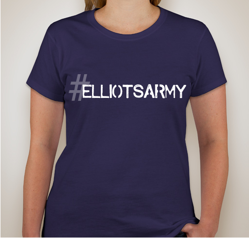 #ElliotsArmy Fundraiser - unisex shirt design - front