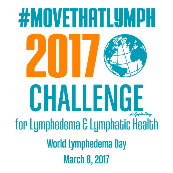 #MOVETHATLYMPH 2017 CHALLENGE for Lymphedema & Lymphatic Health shirt design - zoomed