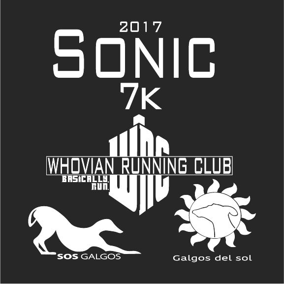The Sonic 7K! shirt design - zoomed