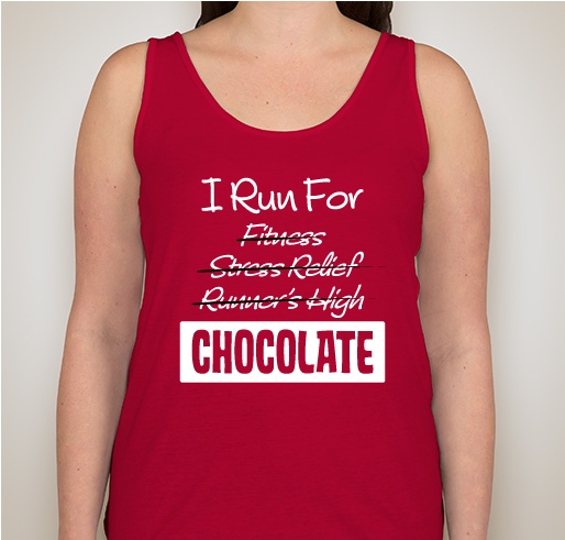 What I Really Run For... Fundraiser - unisex shirt design - front