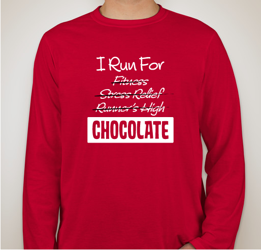 What I Really Run For... Fundraiser - unisex shirt design - front
