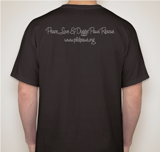 PLDP 2017 a Year of Love Fundraiser - unisex shirt design - back