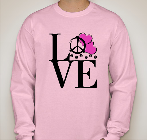 PLDP 2017 a Year of Love Fundraiser - unisex shirt design - front