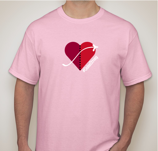 Heart Warrior Baby Quinn Fundraiser - unisex shirt design - front