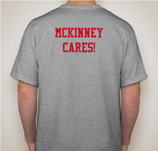 McKinney ISD Eighth-Grade US History Hometown Heroes Project shirt design - zoomed