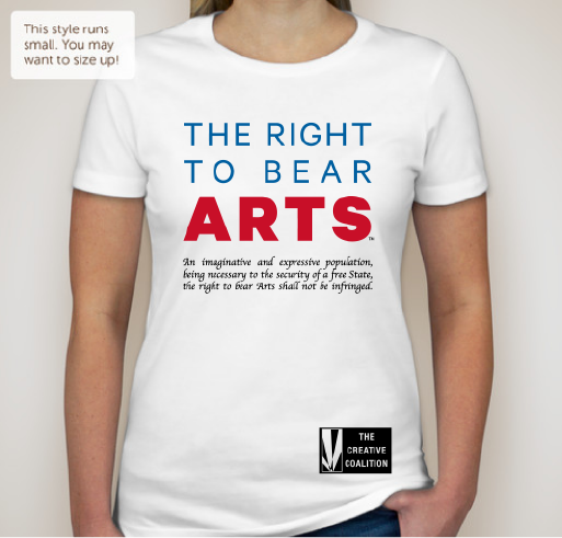 Right To Bear Arts Campaign Fundraiser - unisex shirt design - front