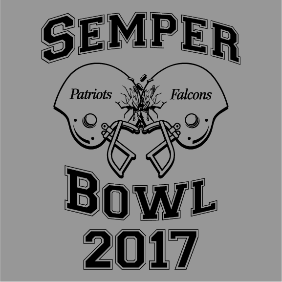Semper Bowl Fundraiser for Semper Fi Fund Fundraiser - unisex shirt design - back