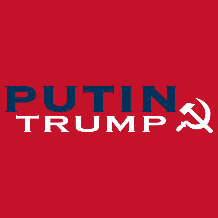 Putin-Trump shirt design - zoomed