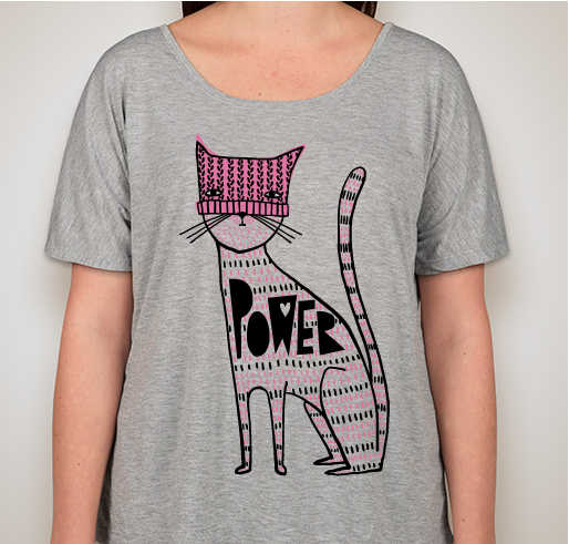 cat POWER Fundraiser - unisex shirt design - small