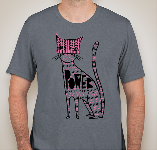 cat POWER Fundraiser - unisex shirt design - small