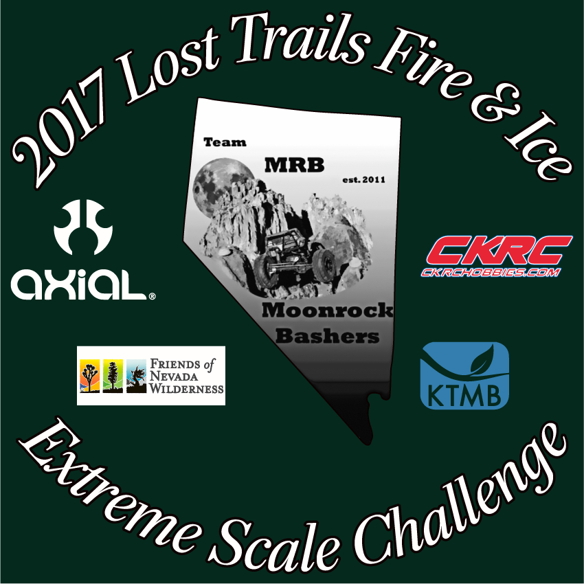 2017 Lost Trails Fire & Ice Extreme Scale Challenge by Team MRB shirt design - zoomed