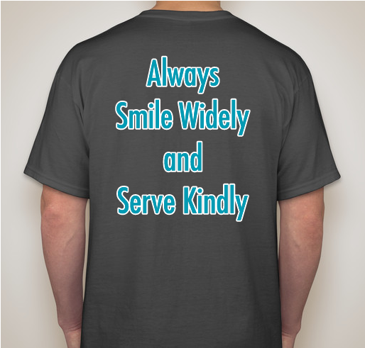Let's Go Gray for Simran! Fundraiser - unisex shirt design - back