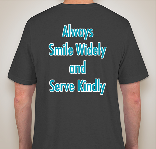 Let's Go Gray for Simran! Fundraiser - unisex shirt design - back