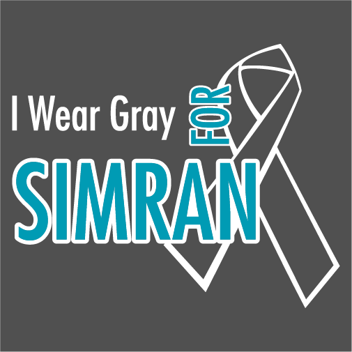 Let's Go Gray for Simran! shirt design - zoomed