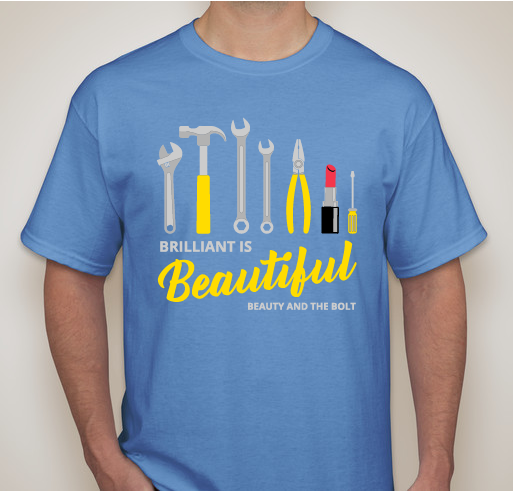 Beauty and the Bolt: Brilliant is Beautiful Fundraiser Fundraiser - unisex shirt design - front