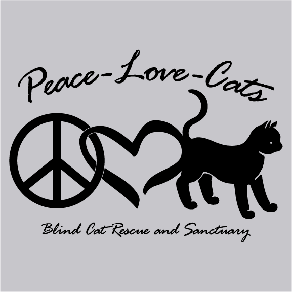 Peace, Love, and Cats shirt design - zoomed