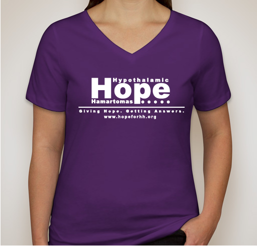 2017 Team Hope For HH Fundraiser - unisex shirt design - front