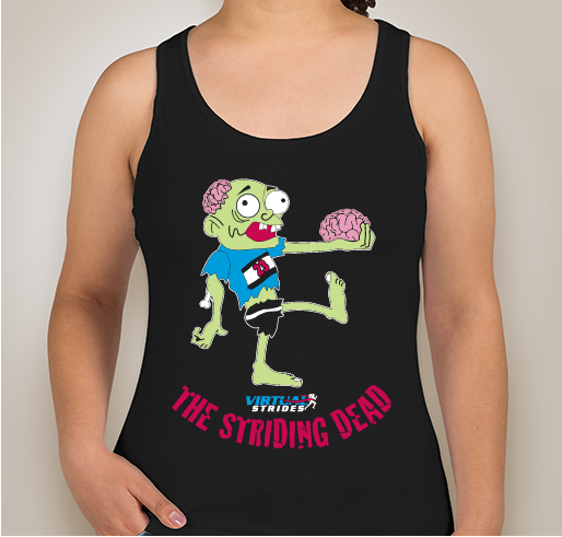 The Striding Dead Fundraiser - unisex shirt design - front