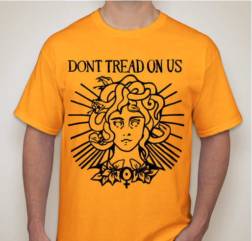 Don't Tread on Medusa Fundraiser - unisex shirt design - front